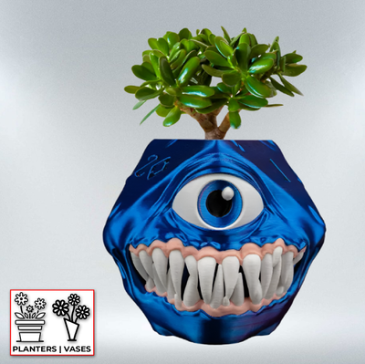Mimic D20 Dice Planter | 3D Printer Model Files