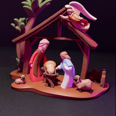 Minimalist Nativity Set | 3D Printer Model Files