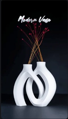 Modern Love Vase | 3D Printer Model Files