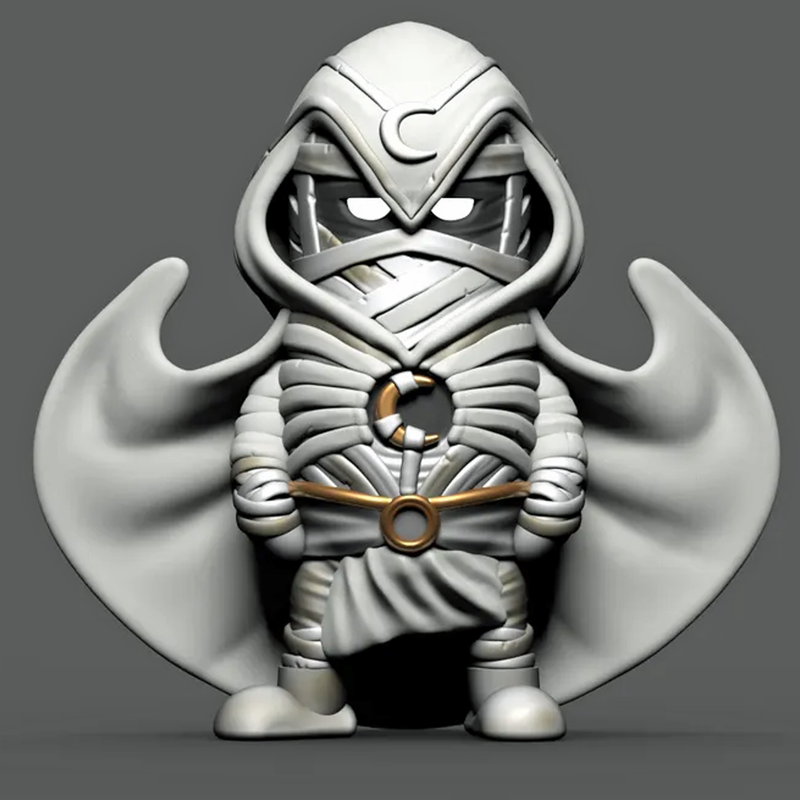 Moon Knight Mini Figure | 3D Printer Model Files