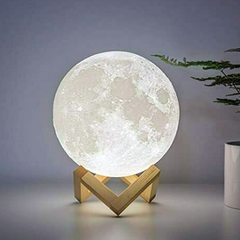 Moon Night Light LED Lamp  | 3D Printer Model Files