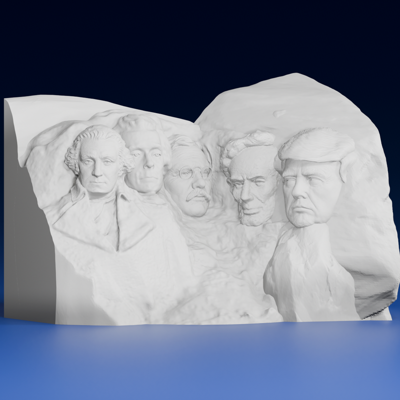 Mount Rushmore | President Donald J. Trump | 3D Printer Model Files