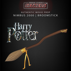 Nimbus 2000 Broomstick | Harry Potter Prop | 3D Printer Model Files