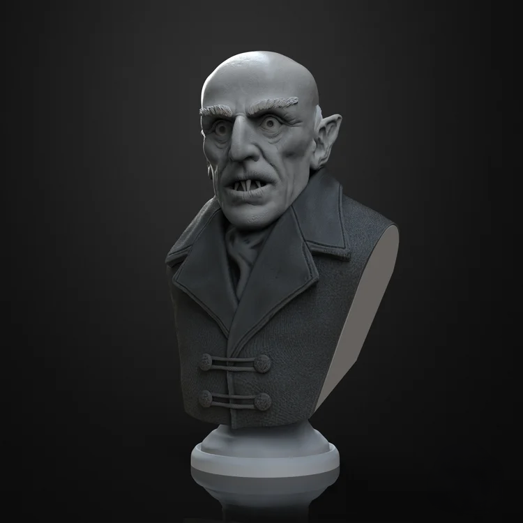 Nosferatu v2 | Count Orlok Bust | 3D Printer Model Files