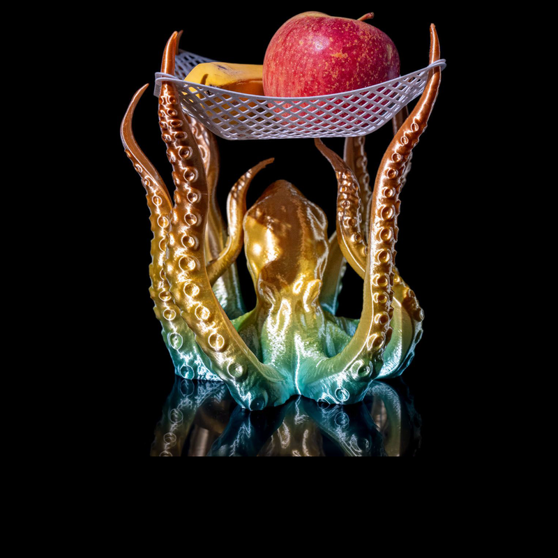 Octopus Fishing Net Fruit Stand | 3D Printer Model Files