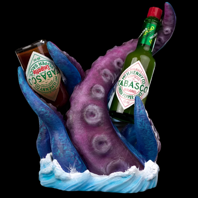 Octopus Tentacle | Tabasco Sauce Holder | 3D Printer Model Files