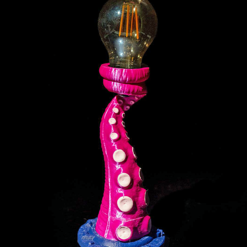 Octopus Tentacle Table Light Lamp | 3D Printer Model Files