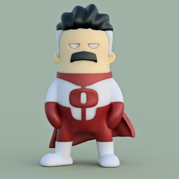 Omni Man invincibles Mini Figure | 3D Printer Model Files