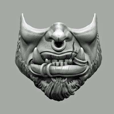 Orc Mask v2 | 3D Printer Model Files