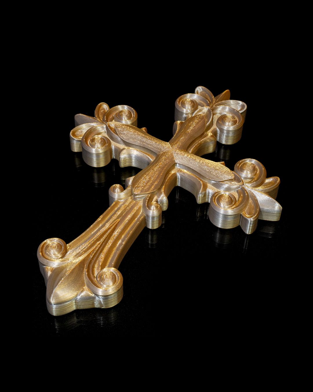 Peinter Cross Revert Ornate Cross | 3D Printer Model Files