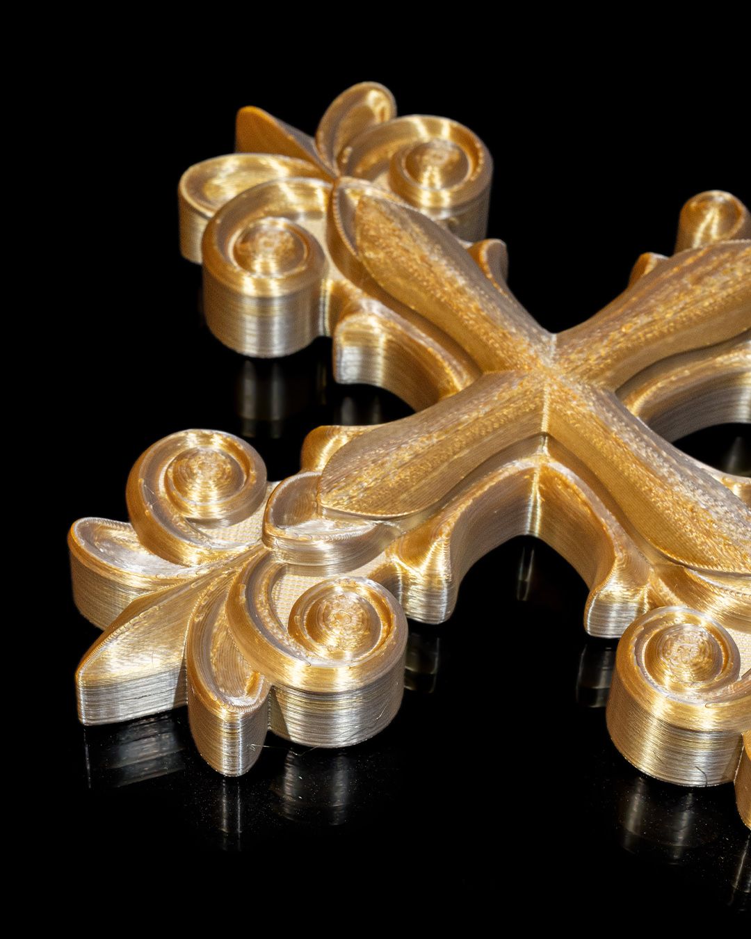 Peinter Cross Revert Ornate Cross | 3D Printer Model Files