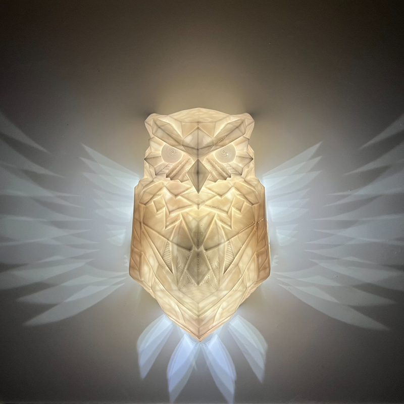 Owl Wall Night Light | 3D Printer Model Files