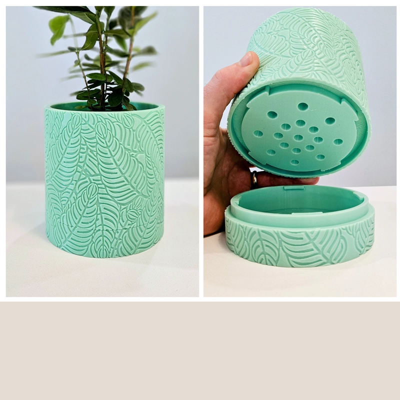 Palm Planter Hidden Self Watering | 3D Printer Model Files