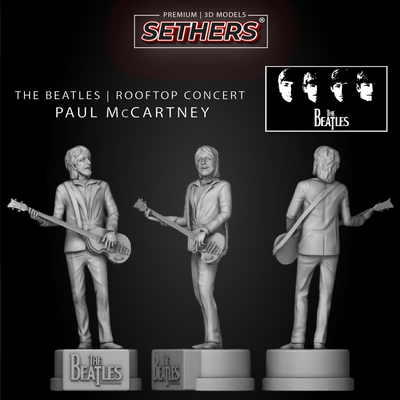 Paul McCartney | Rooftop Concert | The Beatles | 3D Printer Model Files