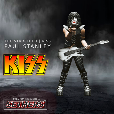 Paul Stanley | The Starchild | KISS | 3D Printer Model Files