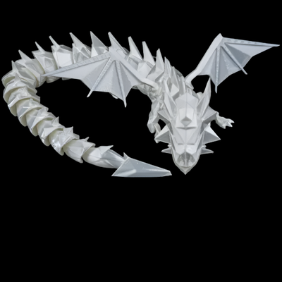 Pearl Dragon | Articulated Flexi | 3D Printer Model Files