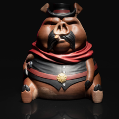 Piggy Bank - Hambone Hank | 3D Printer Model Files
