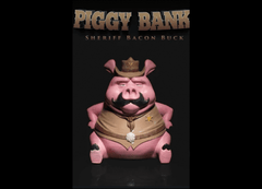 Piggy Bank - Sheriff Bacon Buck| 3D Printer Model Files