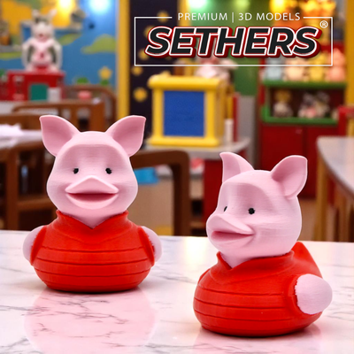 Piglet Rubber Duck | Winnie the Pooh and Friends | 3D Printer Models