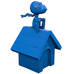 Pilot Snoopy Red Baron | Peanuts | 3D Printer Model Files