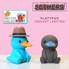 Platypus | Crochet Knitted | 3D Printer Model Files