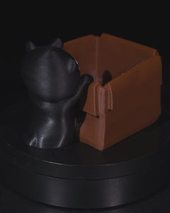 Kawaii Cat with a Planter Box | 3D Printer Model Files