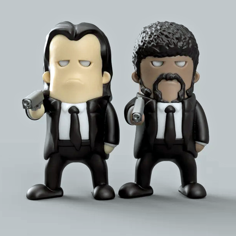 Pulp Fiction Mini Figures | 3D Printer Model Files