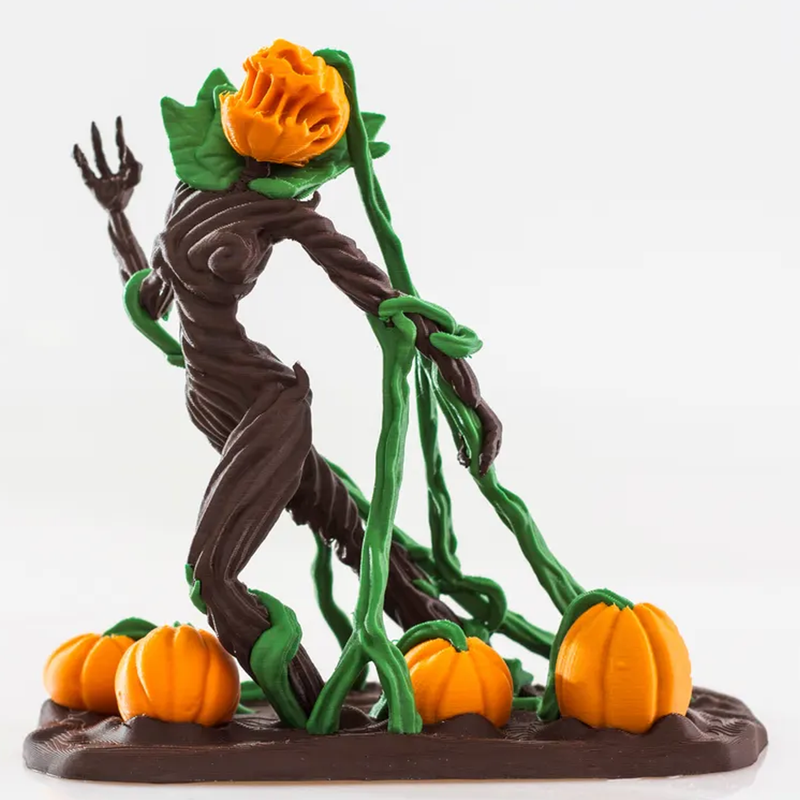 Pumpkin Queen Statue | 3D Printer Model Files