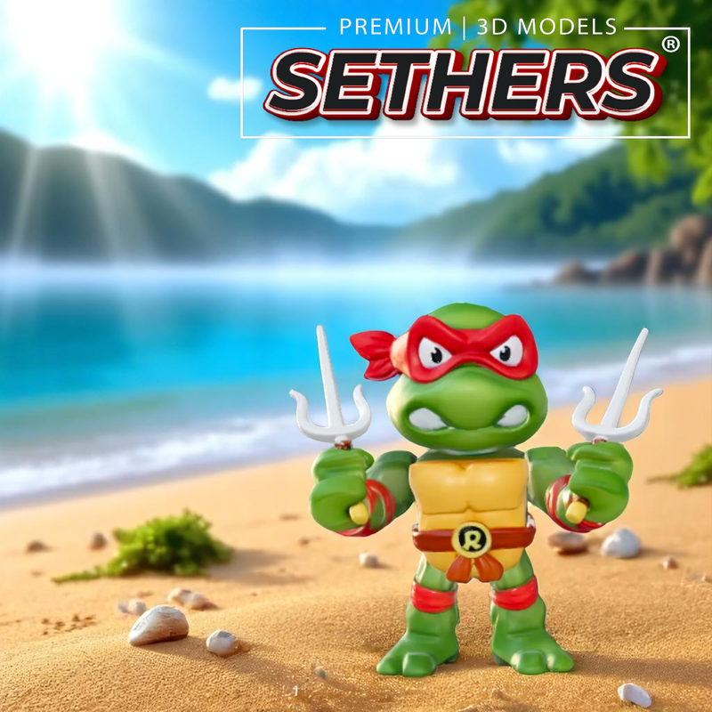 Raphael | TMNT Teenage Mutant Ninja Turtles | 3D Printer Model Files