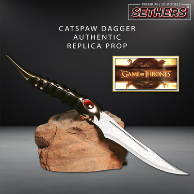 Replica Catspaw Dagger | Game of Thrones | 3D Printer Model Files