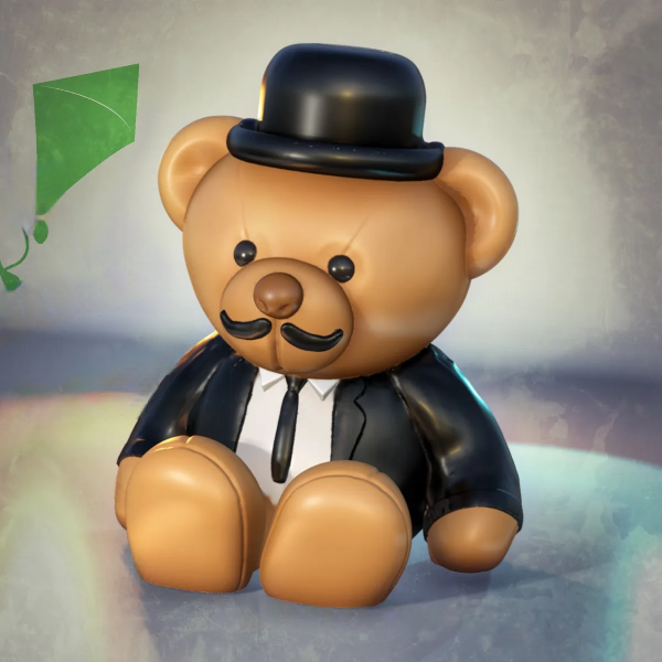 Rich Teddy Bear | 3D Printer Model Files