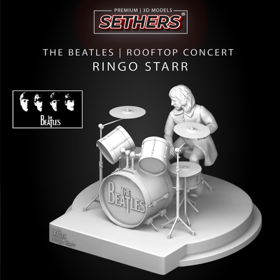 Ringo Starr | Rooftop Concert | The Beatles | 3D Printer Model Files