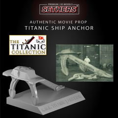 RMS Titanic Anchor | Authentic Movie Prop | 3D Printer Model Files