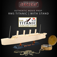 RMS Titanic with Stand | Authentic Movie Prop | 3D Printer Model Files