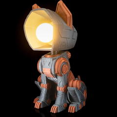 Robo Dog Table Lamp | 3D Printer Model Files