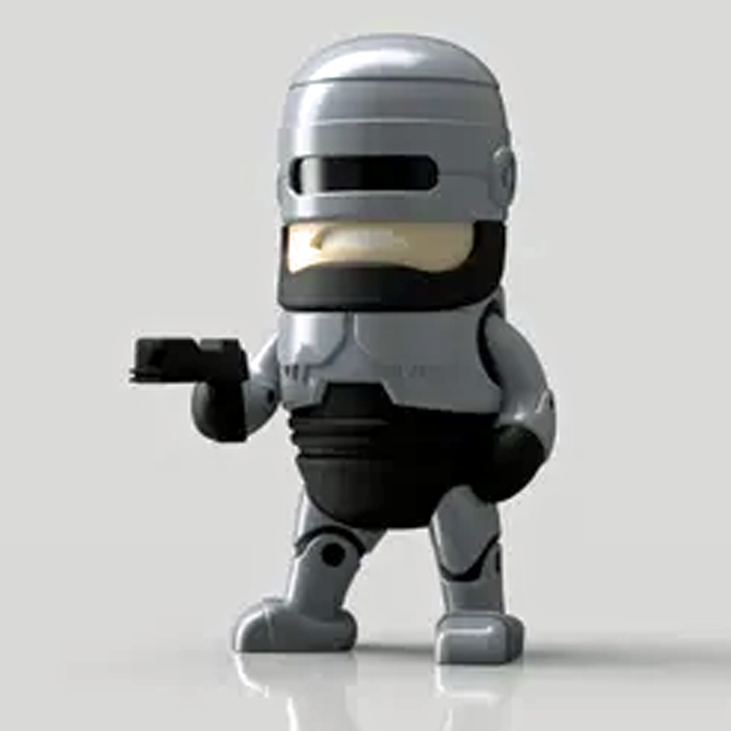 Robocop Mini Figure | 3D Printer Model Files