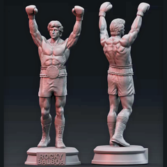 Rocky Balboa Statue | 3D Printer Model Files