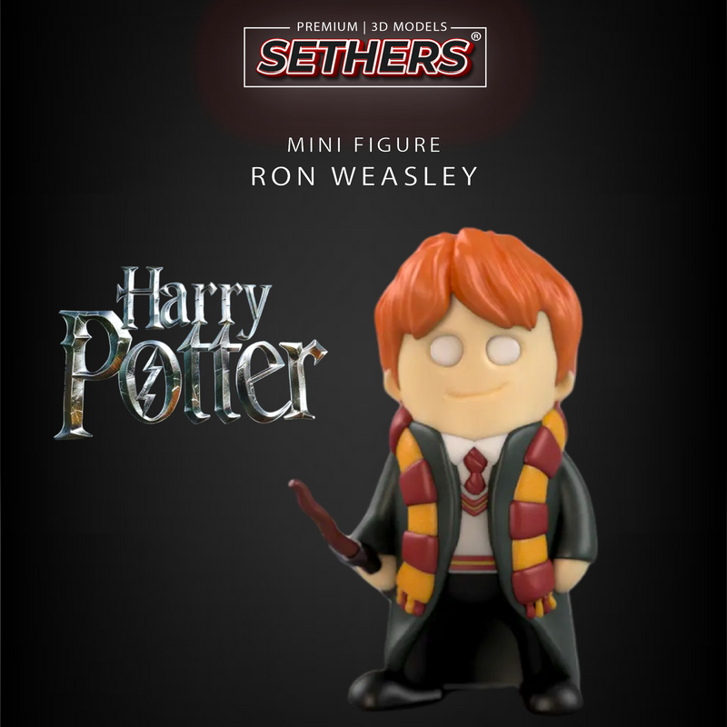 Ron Weasley Mini Figure | Harry Potter | 3D Printer Model Files