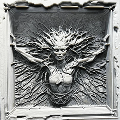 Rooted in the Frame | HueForge Filament Painting | 3D Printer Model File