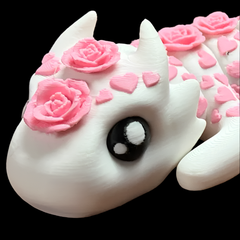 Rose Dragon | Articulated Flexi | 3D Printer Model Files