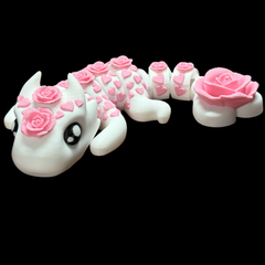 Rose Dragon | Articulated Flexi | 3D Printer Model Files