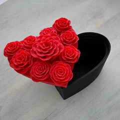 Roses Heart Container Valentine's Day | 3D Printer Model Files