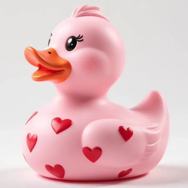 Rubber Duck Heart | Valentine's Day | 3D Printer Model Files