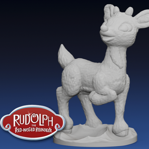 Rudolph the Red Nosed Reindeer | 3D Printer Model Files