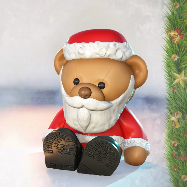 Santa Claus Teddy Bear | 3D Printer Model Files