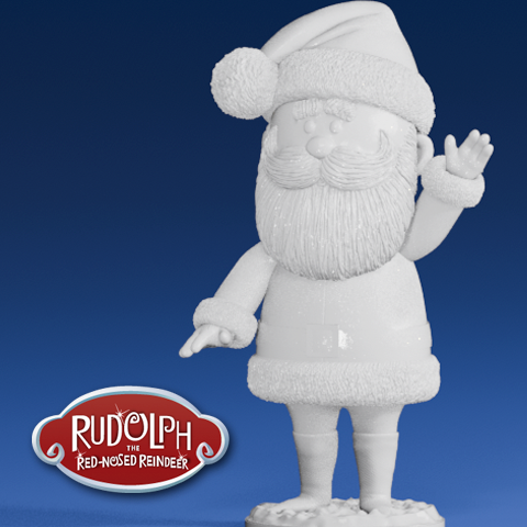 Santa Claus v2 | Rudolph the Red Nosed Reindeer | 3D Printer Model Files