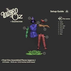 Scarecrow | Ray Bolger | Wizard of Oz | 3D Printer Model Files