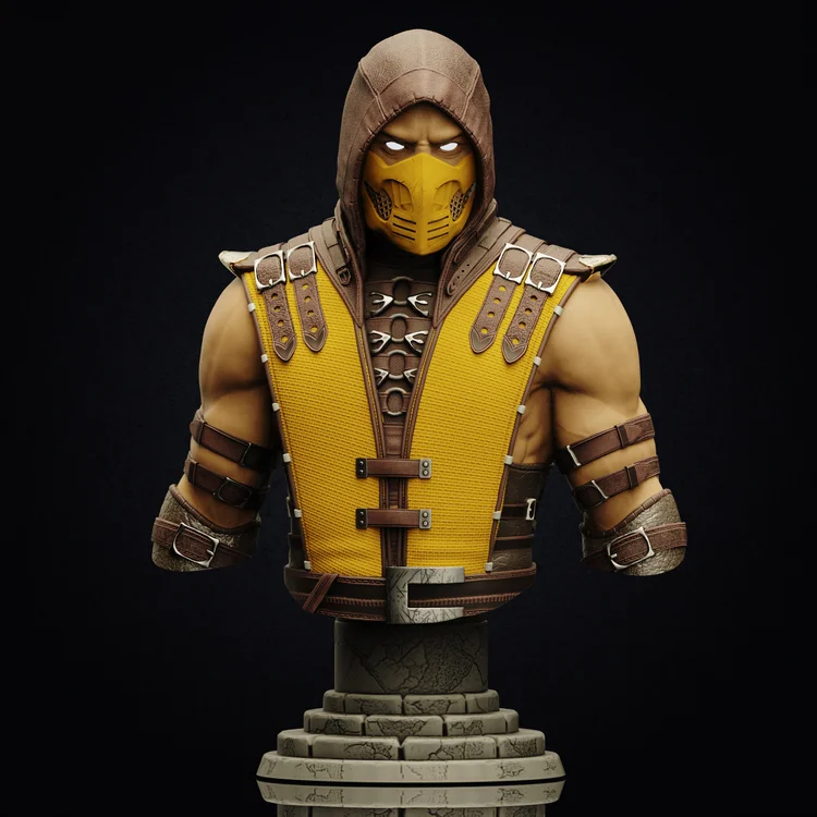 Scorpion Bust | 3D Printer Model Files