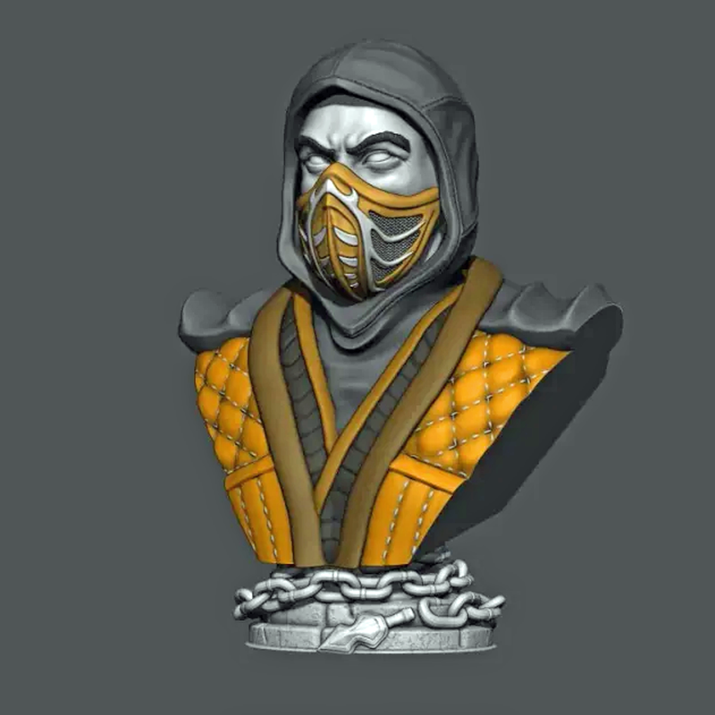 Scorpion Bust | 3D Printer Model Files