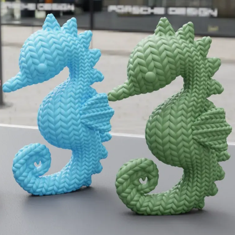 Seahorse | Crochet Knitted | 3D Printer Model Files